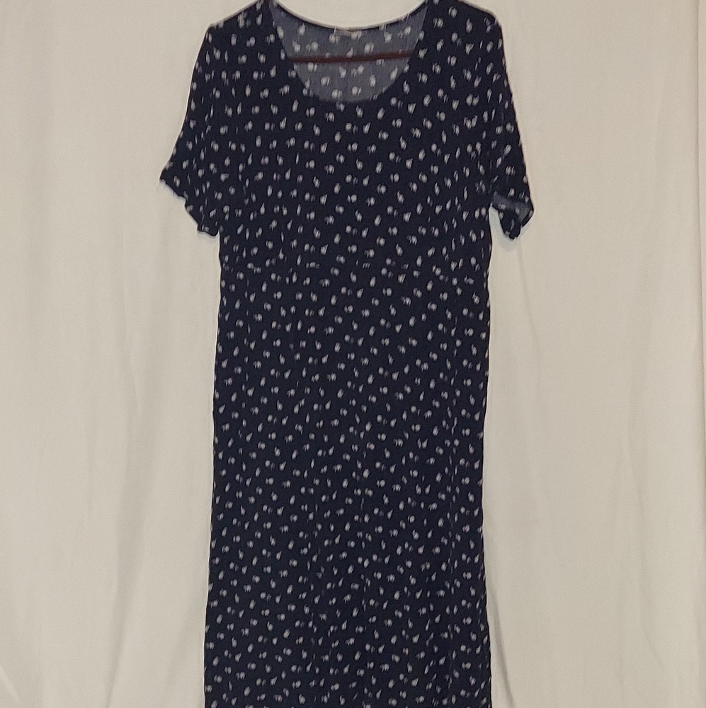 Blue And White Dress